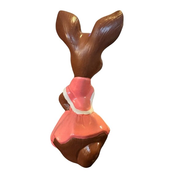 VTG Handmade Ceramic Bunny Rabbit Easter Decoration 80s Retro Cute Bunny 8.5” - Picture 7 of 10